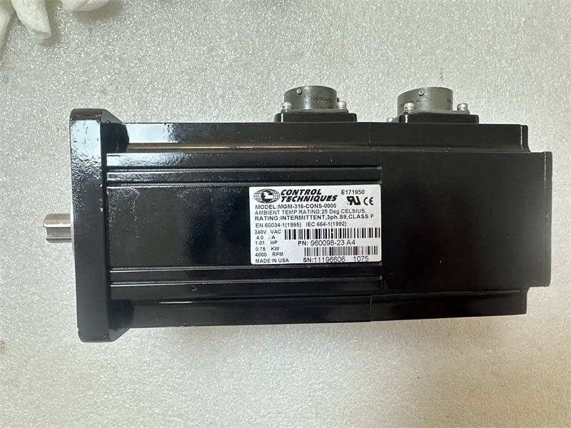EMERSON MGM-316-CONS-0000 MOTOR, SERVO 电机